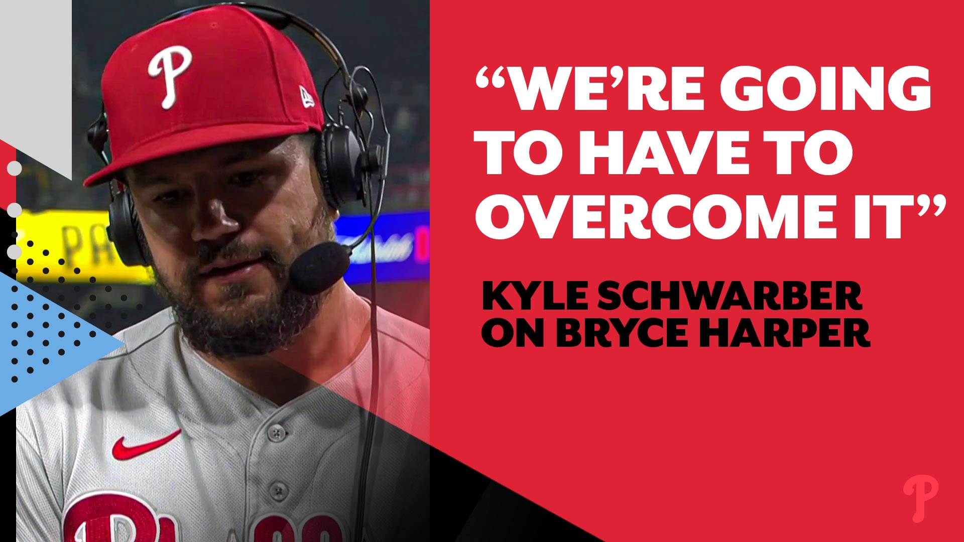 Kyle Schwarber speechless talking about Bryce Harper's injury – NBC Sports  Philadelphia