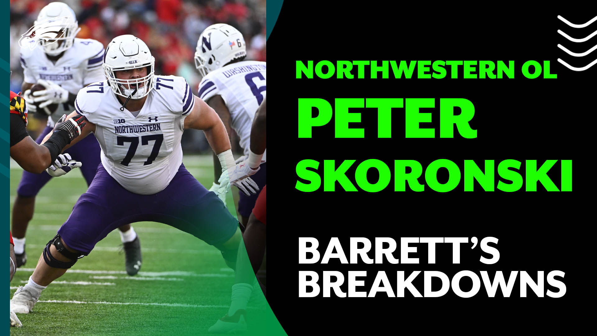 Northwestern's Peter Skoronski would 'look really good in a