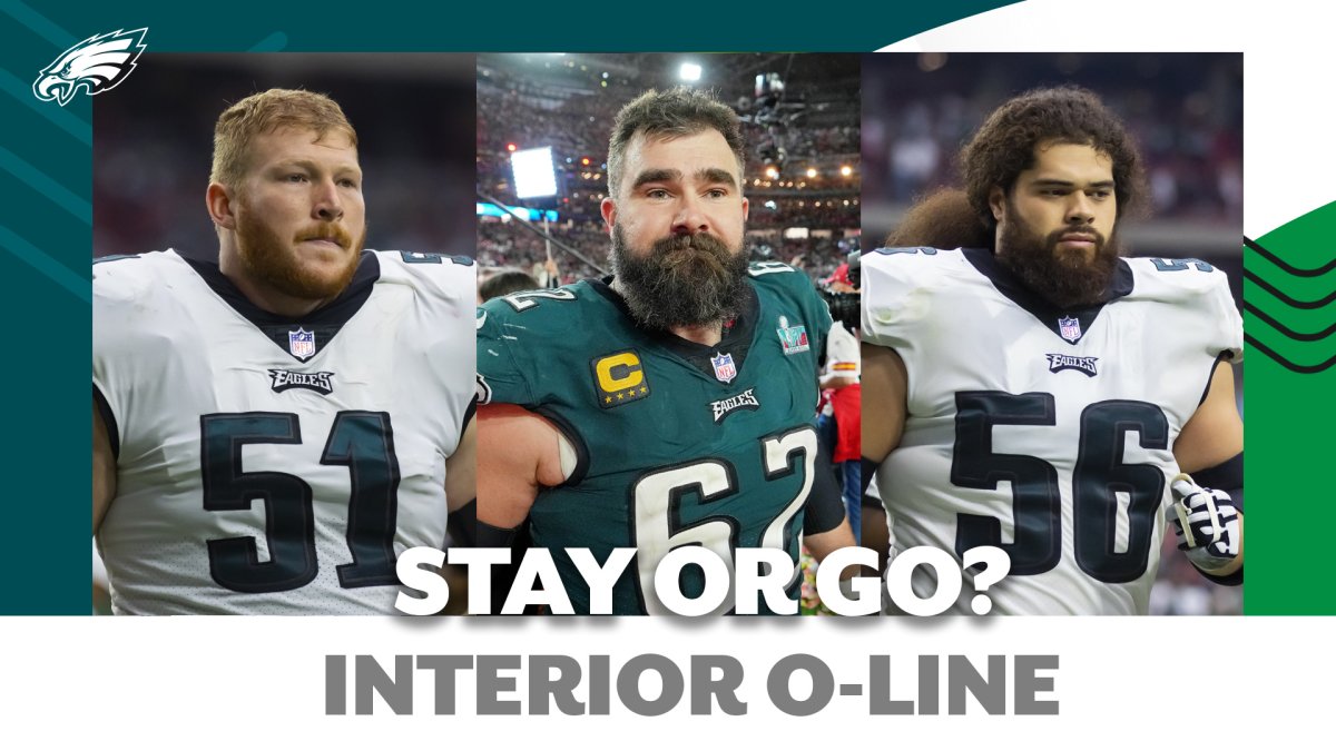 Eagles 2023 Stay or Go?: Interior O-line – NBC Sports Philadelphia