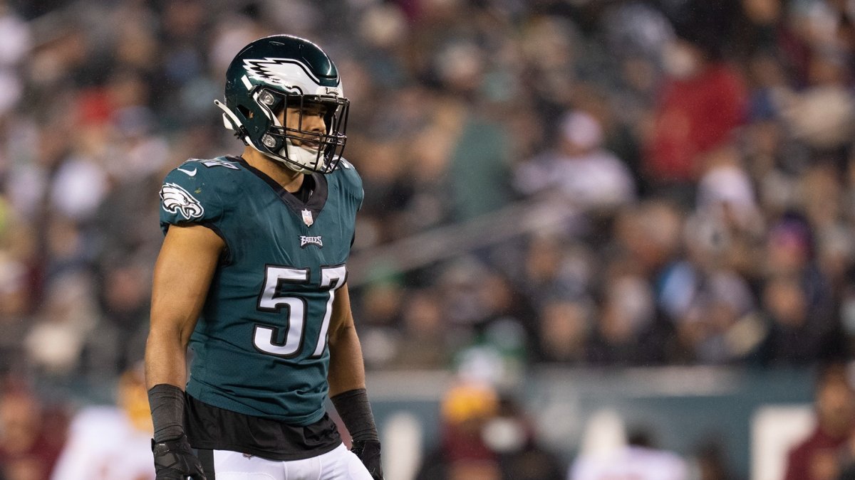 How T.J. Edwards reacted to the Eagles adding three linebackers