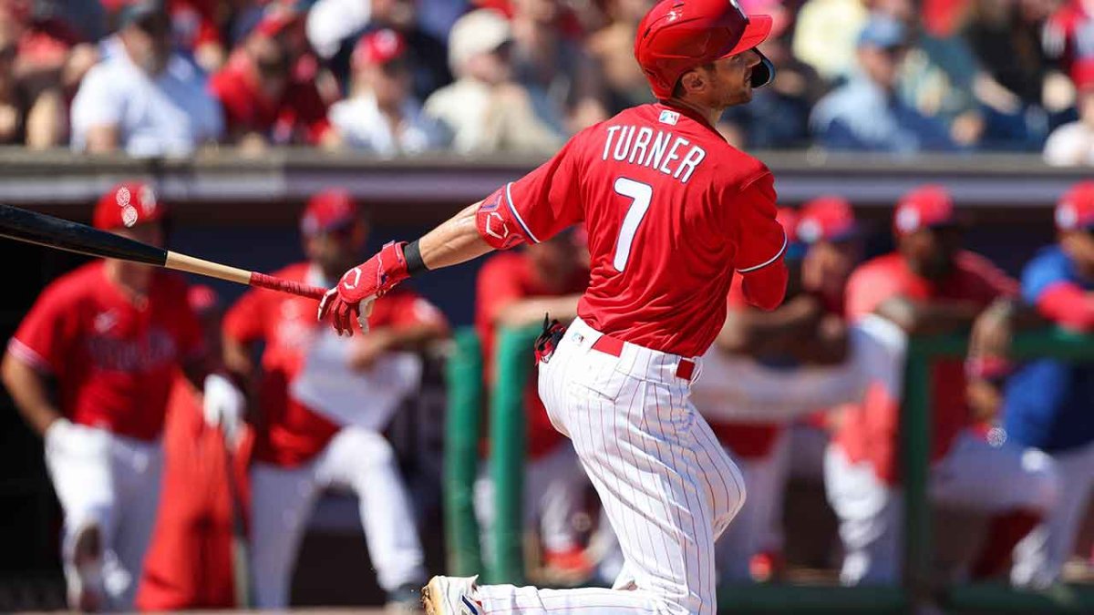 Phillies shortstop Trea Turner bats leadoff out of necessity