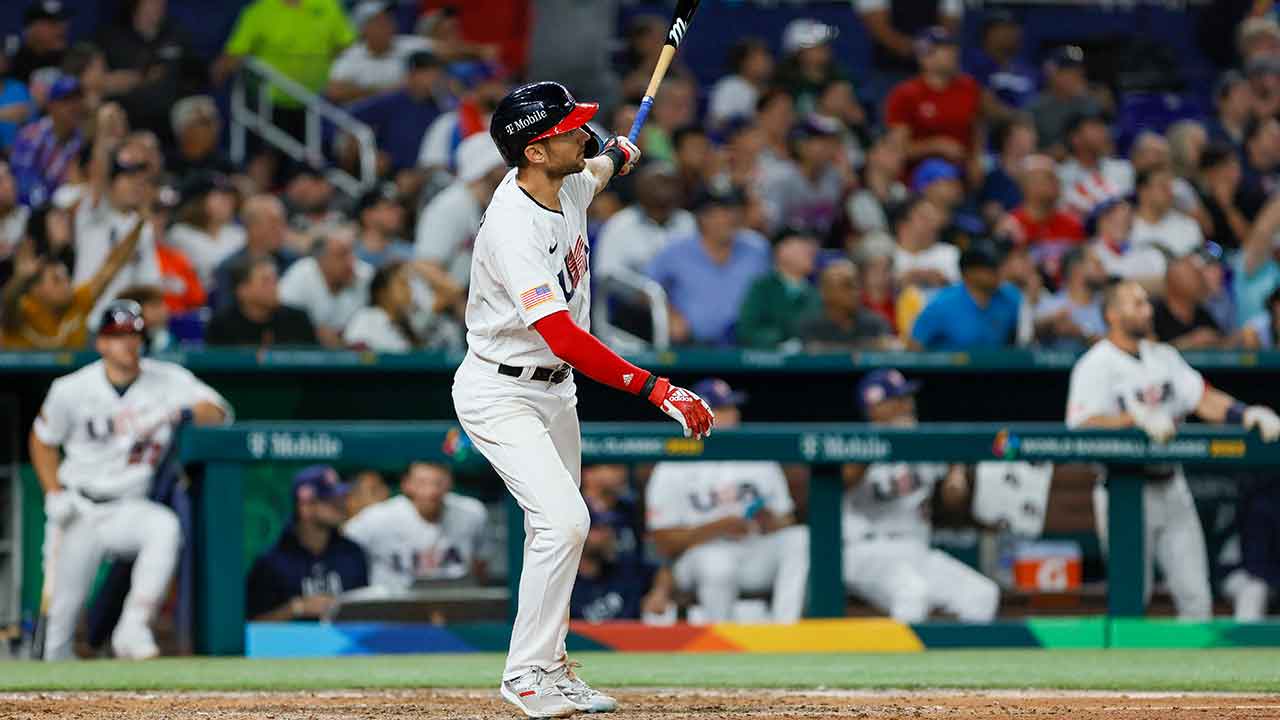 Trea Turner hits a grand slam in the eighth inning of the United