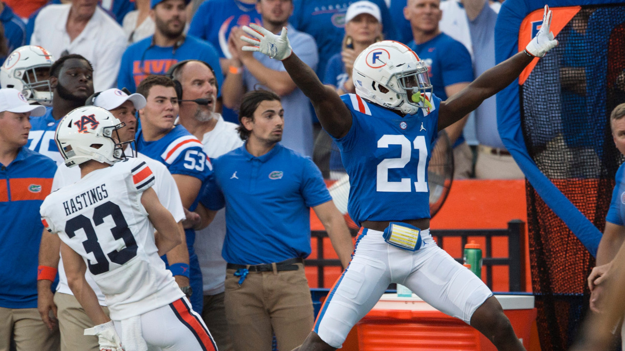<p>With one of the last picks in the draft, it's smart to take a swing on a guy who could fill multiple roles in a pinch, especially for an Eagles team that is constantly depleted because of injuries.</p>
<p>Trey Dean III spent time as an outsider corner, slot corner and safety for the Gators. The hope would be that he could be a versatile end-of-the-roster piece.</p>