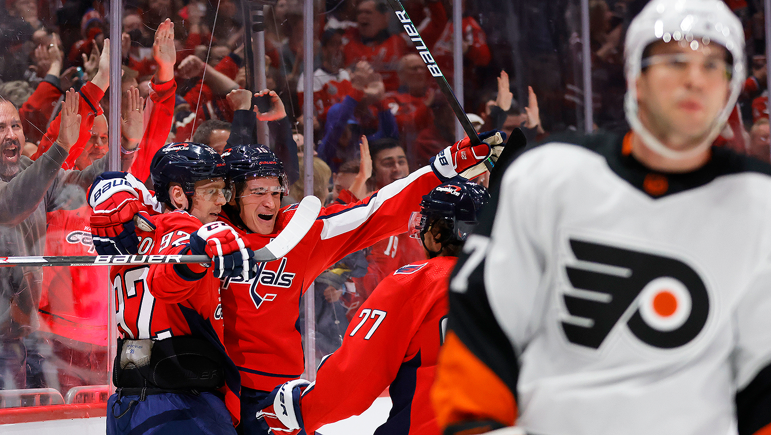 Flyers vs. Caps: Fans at Wells Fargo Center for Flyers' 3-1 loss