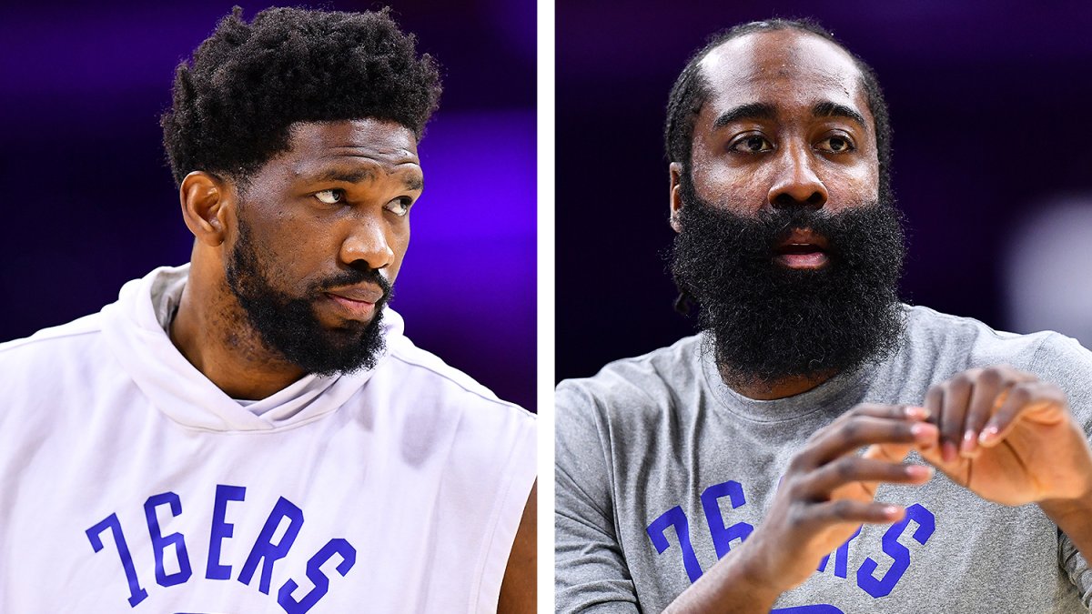 Sixers’ Joel Embiid, James Harden take postshootaround work seriously