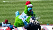 Phillies sue to stop the Phanatic from becoming a free agent - Los Angeles  Times