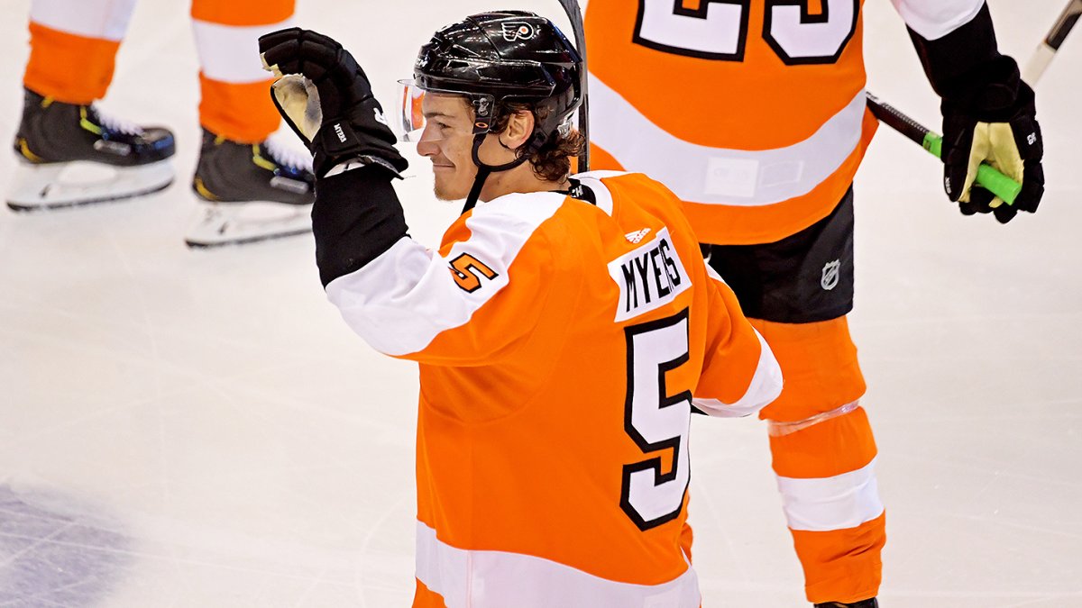 Flyers Re-Sign D Phil Myers to 3-Year Deal