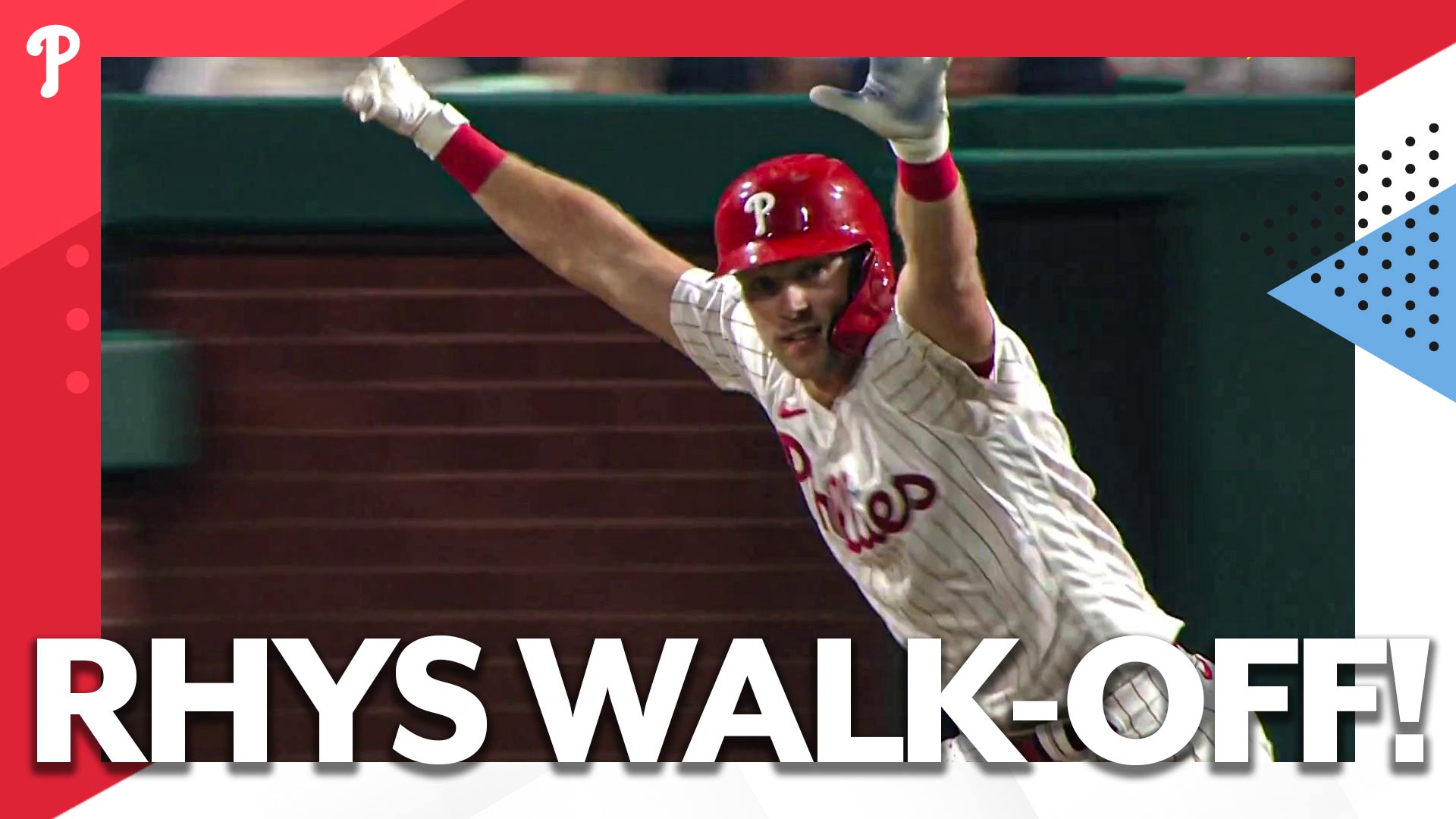 HOSKINS 9TH-INNING GAME-WINNER: FIRST WALK-OFF OF HIS CAREER