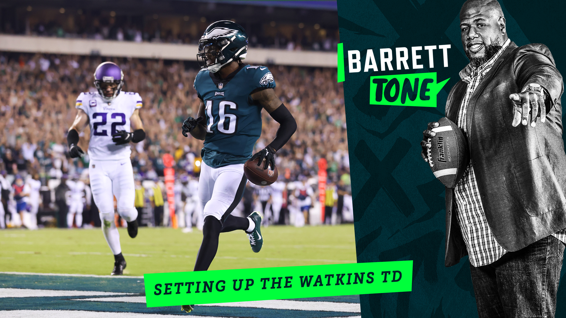 Barrett Tone: How the Eagles set up Quez Watkins' 53-yard TD – NBC Sports  Philadelphia