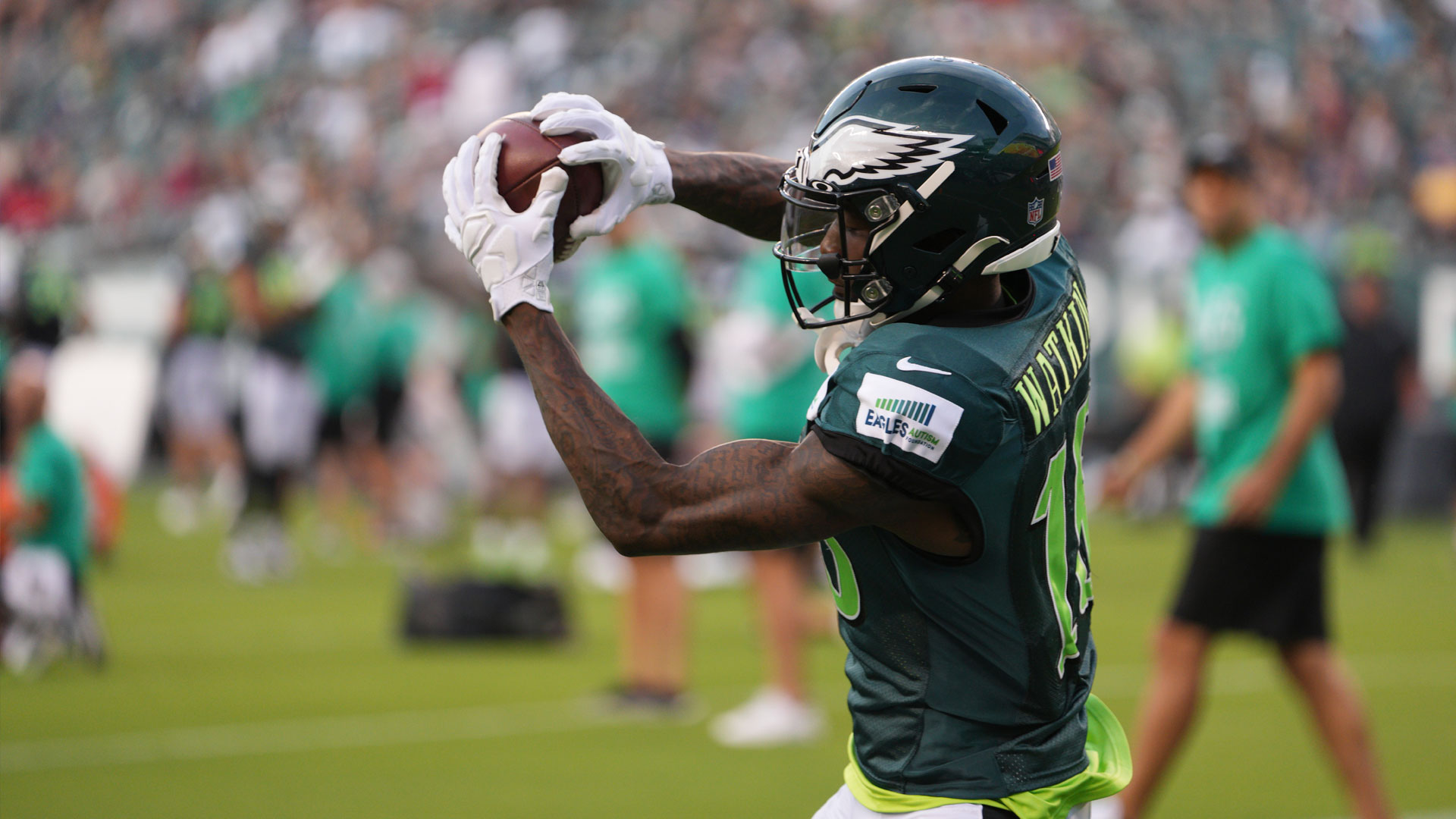 Eagle Eye: Quez Watkins stands out at third training camp practice – NBC  Sports Philadelphia