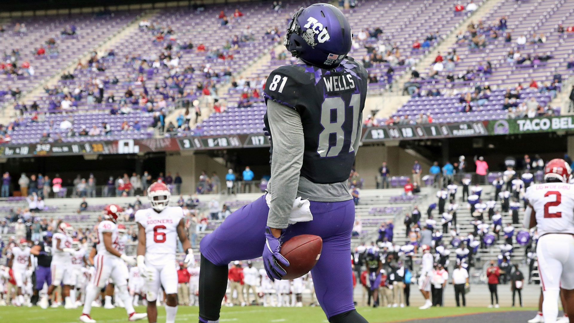 <p>This is a fun developmental pick at tight end. Wells (6-4, 250) has minimal football experience but has plenty of potential. Wells is a former basketball player and didn’t start playing football until his senior year in high school. Eagles new TEs coach Jason Michael did wonders with Mo Alie-Cox in Indy, so the idea of him trying it again is intriguing.</p>
