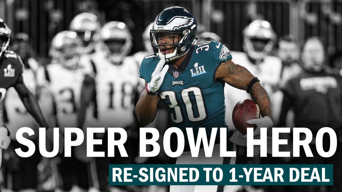 How many Super Bowl rings does each player on the Eagles' roster