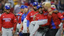 Mets' Edwin Díaz injured celebrating Puerto Rico's WBC win National News -  Bally Sports
