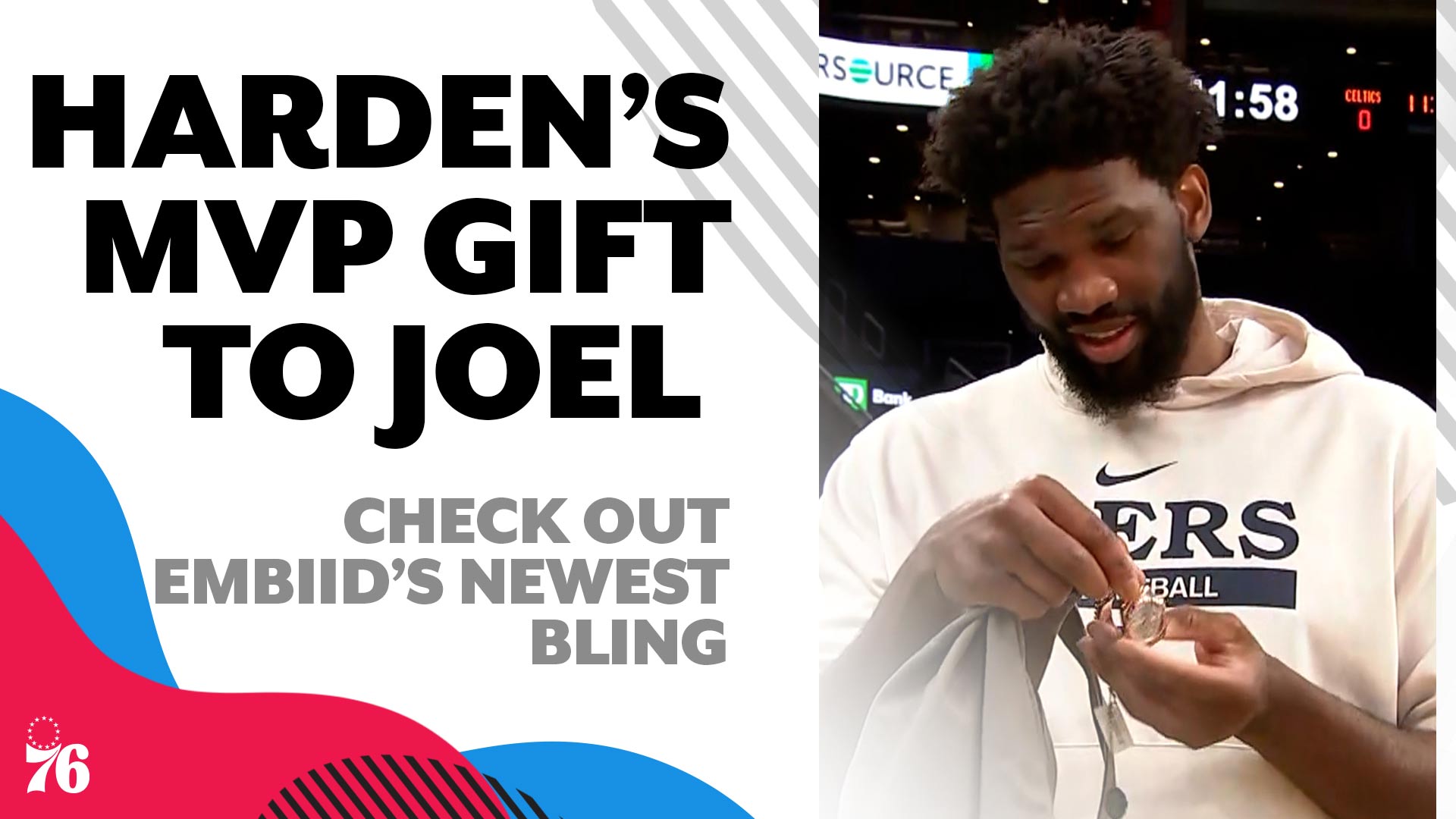 NBA MVP Joel Embiid's First Rolex Was a Gift From James Harden
