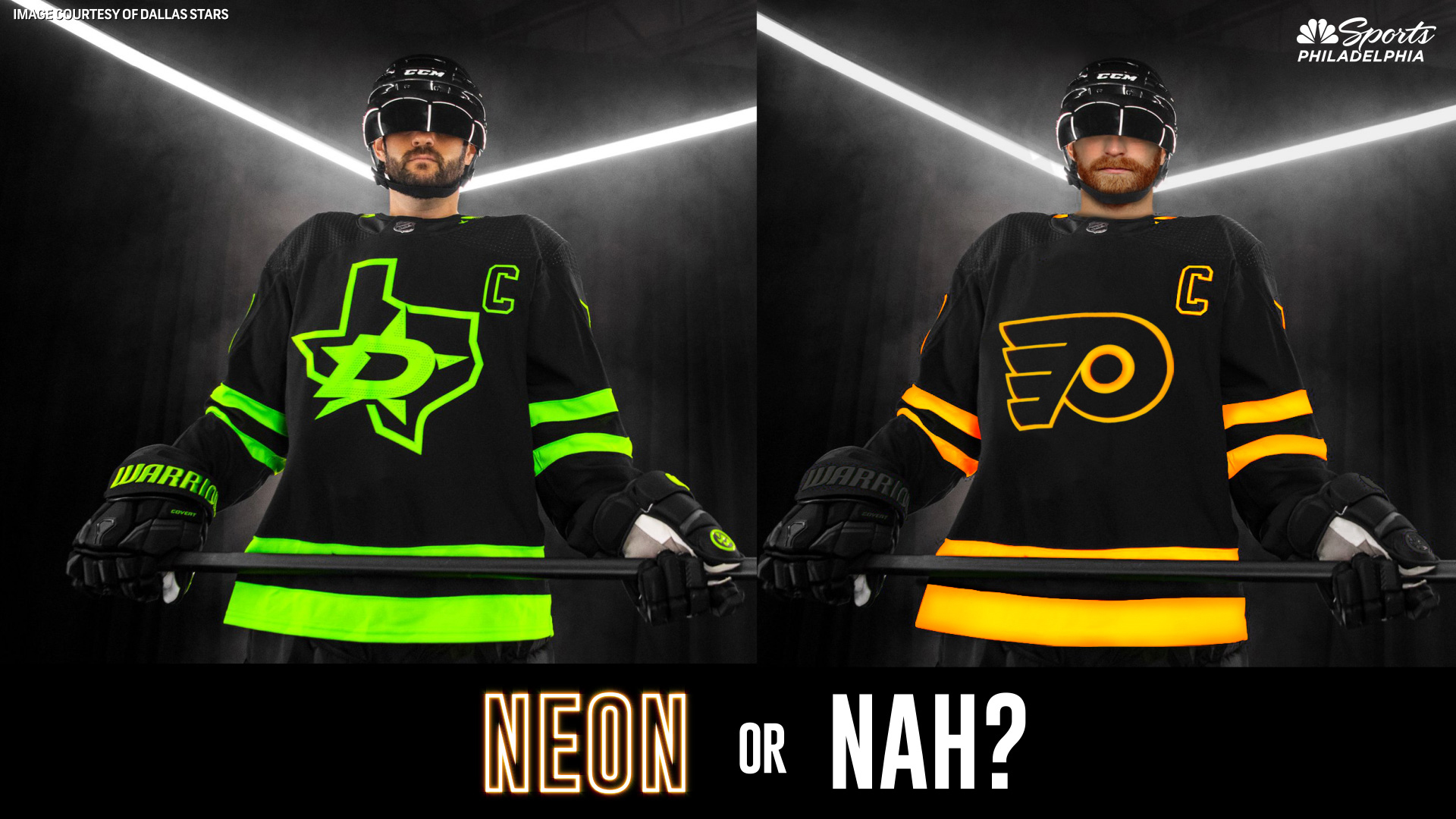 Flyers fans, imagine a neon jersey like the Stars' new alternate … – NBC  Sports Philadelphia