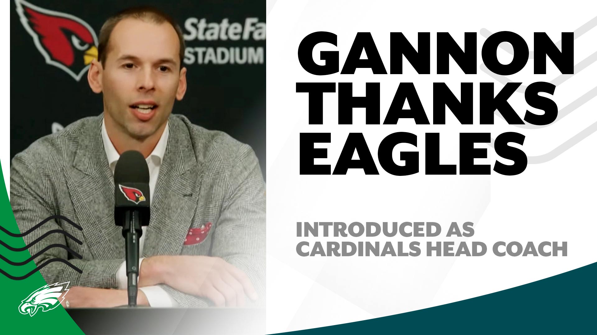 Jonathan Gannon thanks Eagles at Cardinals introductory press conference –  NBC Sports Philadelphia