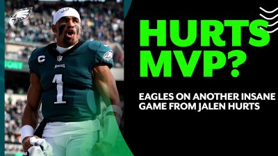 The Eagles' Jalen Hurts has boosted his NFL MVP case by not
