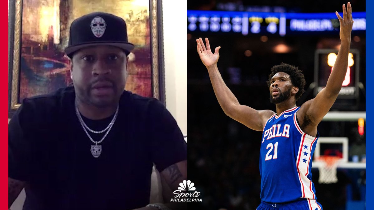 Allen Iverson's advice for Joel Embiid, thoughts on Ben Simmons