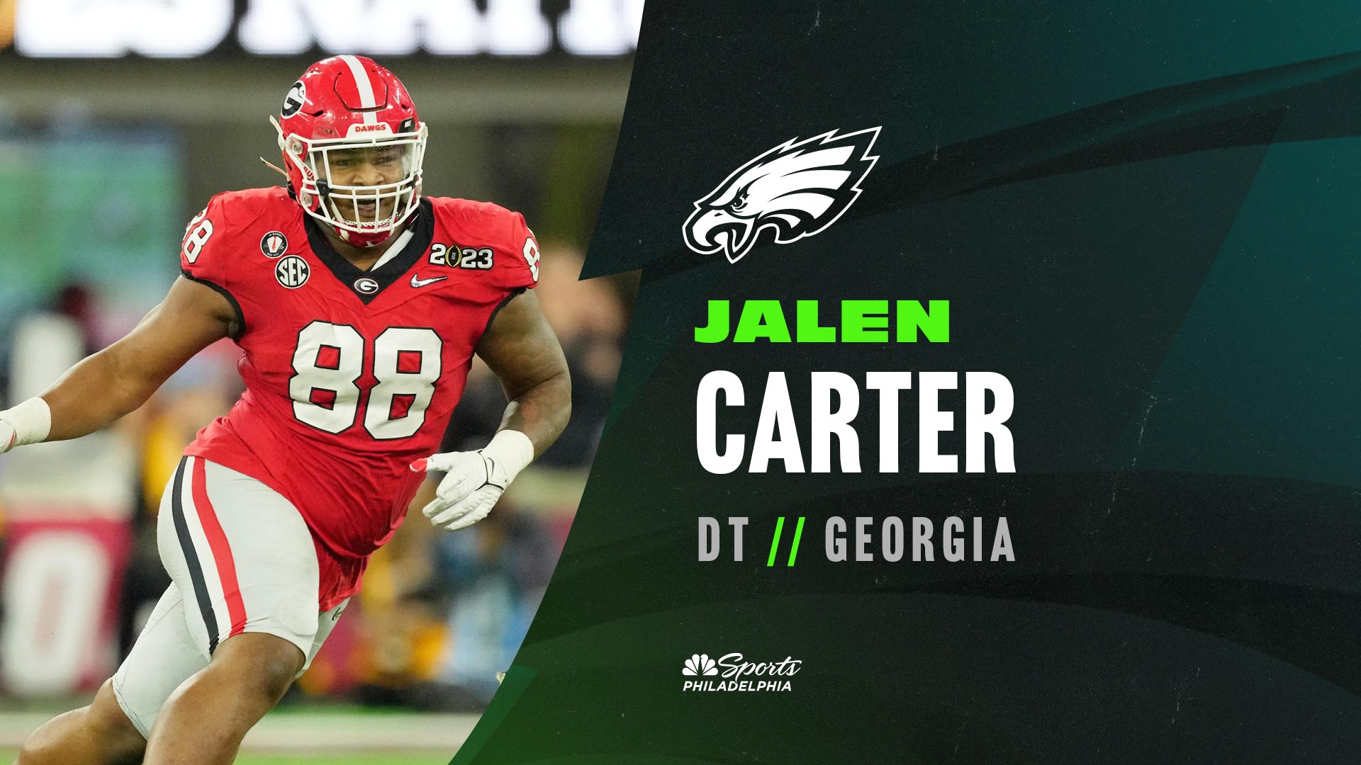 Eagles move up to select Georgia DT Jalen Carter in 2023 NFL Draft