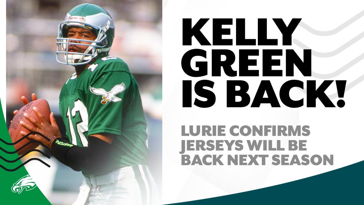 Eagles officially reveal Kelly Green alternate jerseys - Bleeding Green  Nation