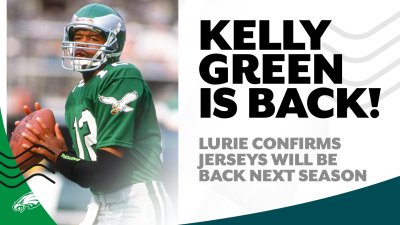 Lurie announces Eagles are bringing back Kelly green jerseys this
