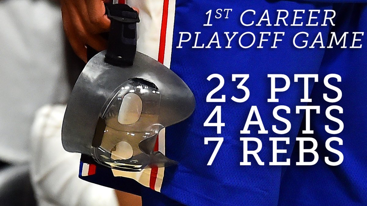 Non-stop drama, a high-tech mask and Joel Embiid’s playoff debut – NBC ...