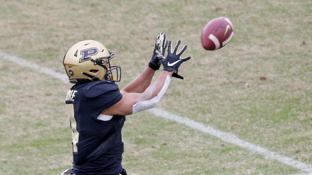 <p>One of my favorite prospects in the draft, Moore gives off some Steve Smith vibes. Sean Payton should be salivating at the thought of putting him on the field with Alvin Kamara and Michael Thomas.</p>