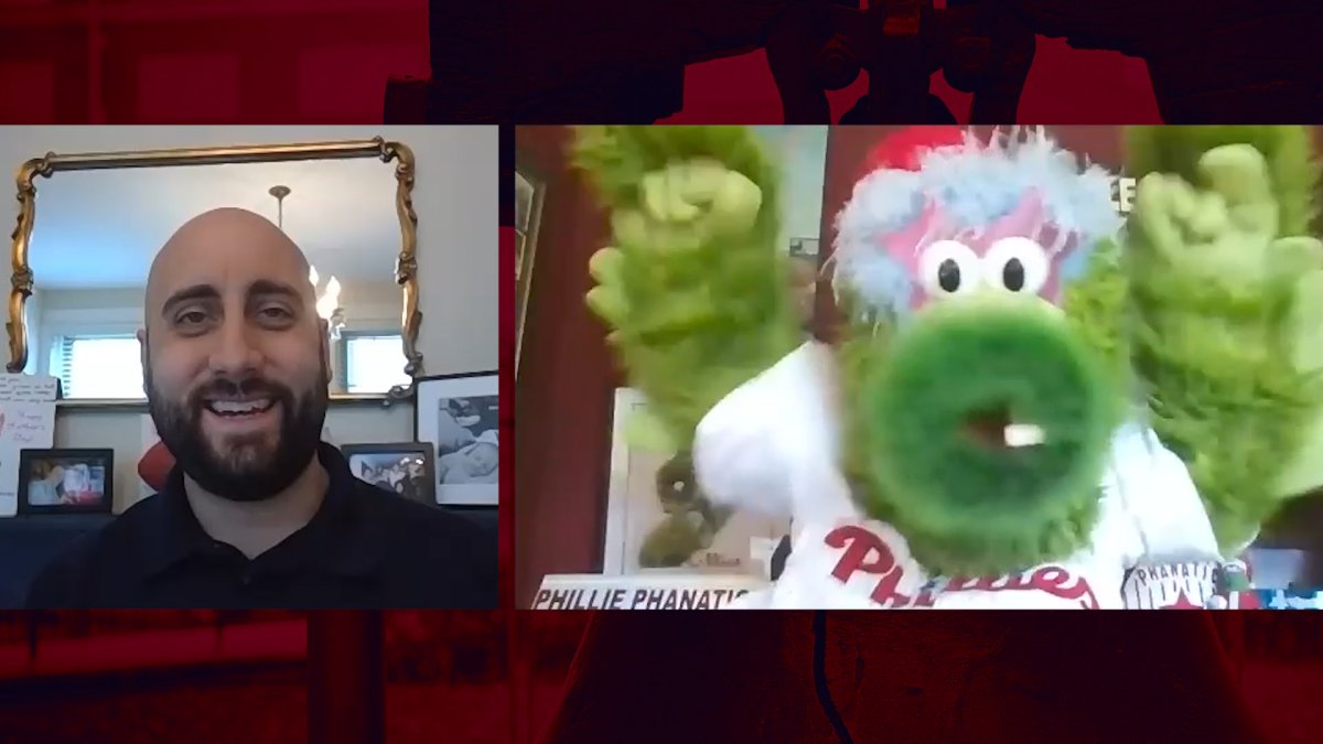 LOOK: Bryce Harper shows up with another Phillie Phanatic-themed