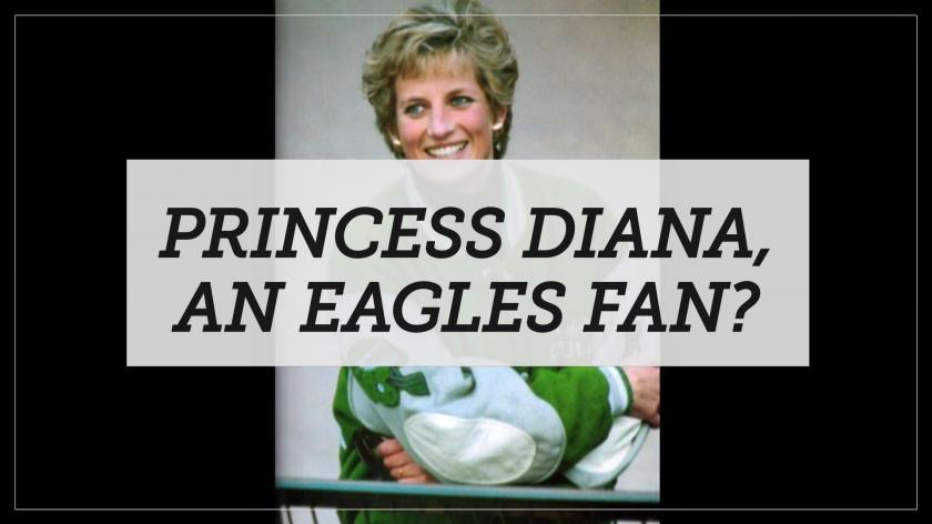 Princess Diana Go Birds Philadelphia Eagles Design T-shirt - Trends Bedding