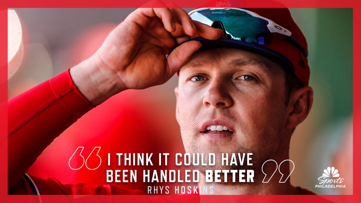 With runners on, Rhys Hoskins could wear mask at first base  Phillies  Nation - Your source for Philadelphia Phillies news, opinion, history,  rumors, events, and other fun stuff.