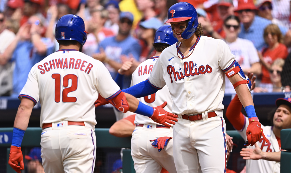 Kyle Schwarber's slump ends on special day at Citizens Bank Park – NBC  Sports Philadelphia