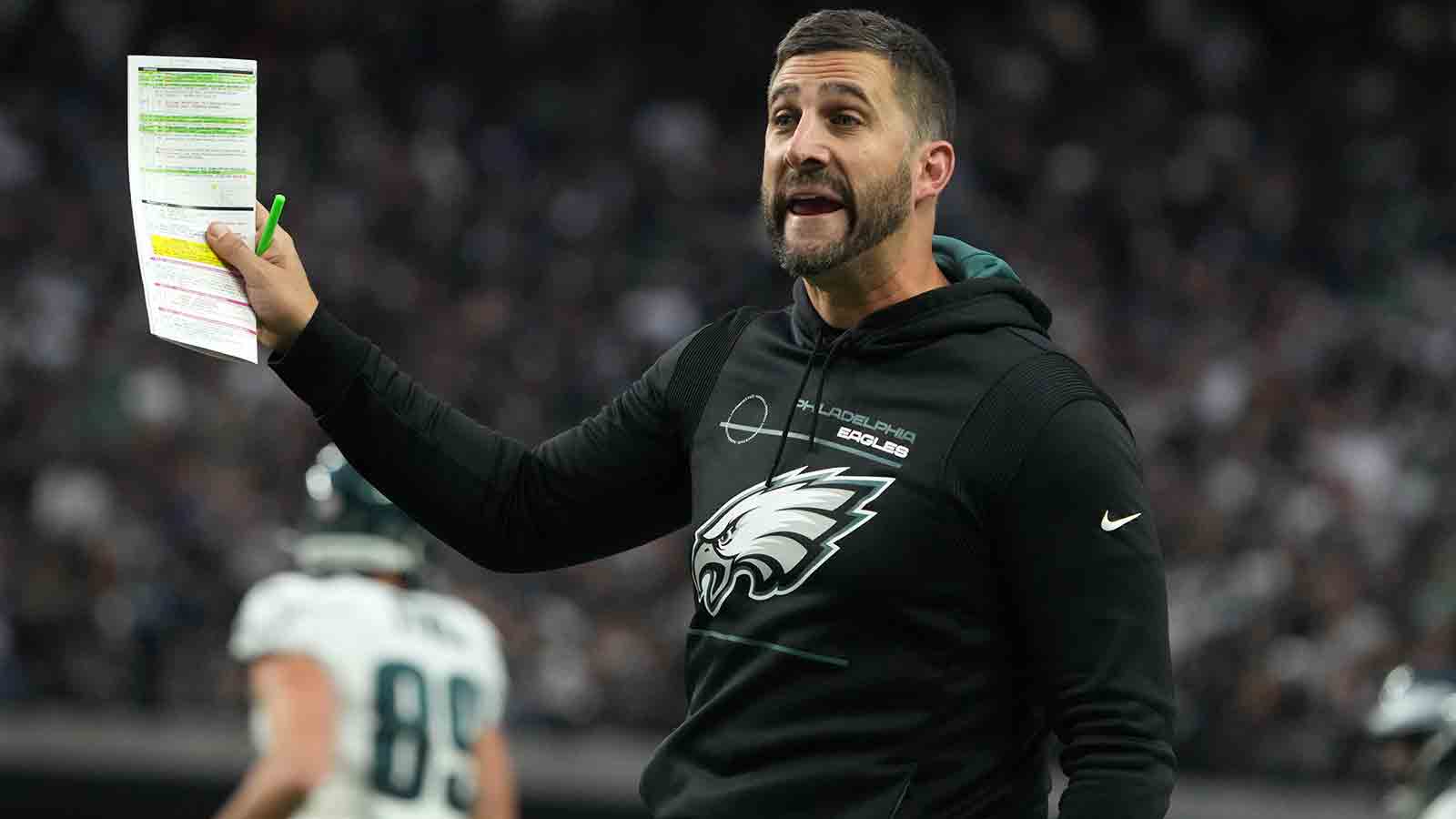 Eagles' Head coach Nick Sirianni is taking the blame for the teams