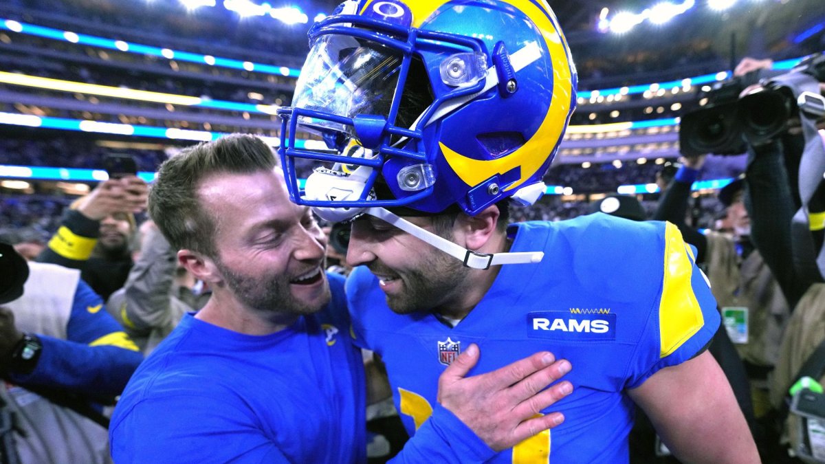 Baker Mayfield back to work with Rams after big debut win