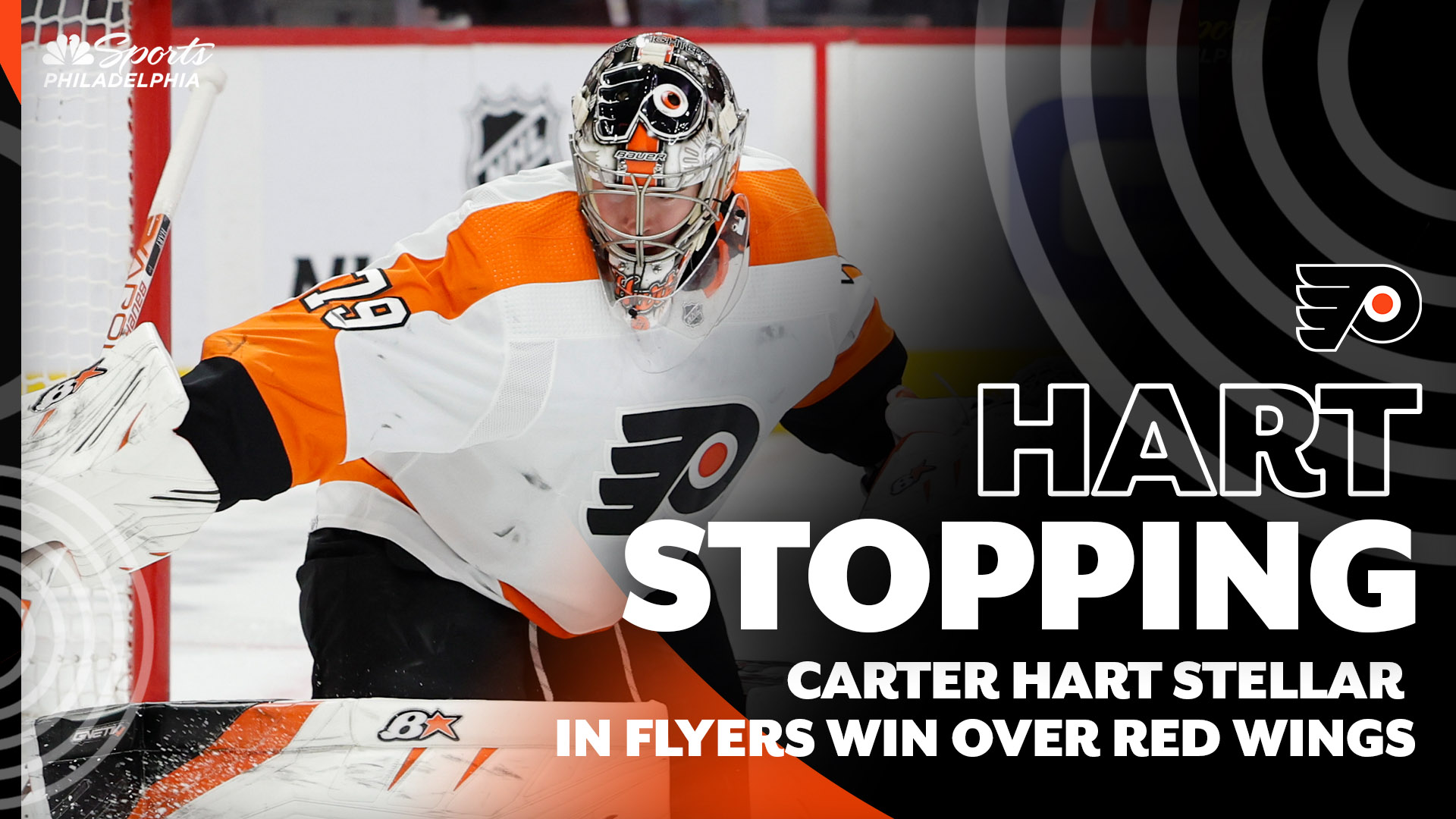 Carter Hart playing his final games with the Philadelphia Flyers