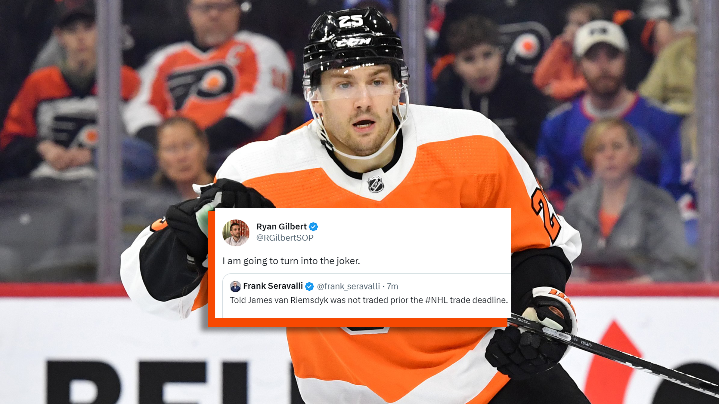 Van Riemsdyk, mascot the big moves for Flyers for '18 season