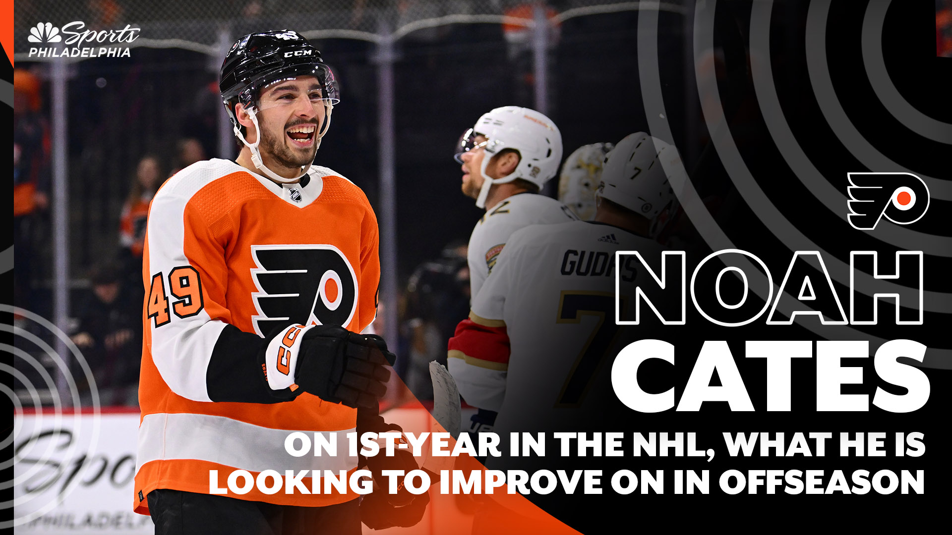 Flyers Noah Cates on his 1st full year in NHL, Sean Couturiers guidance