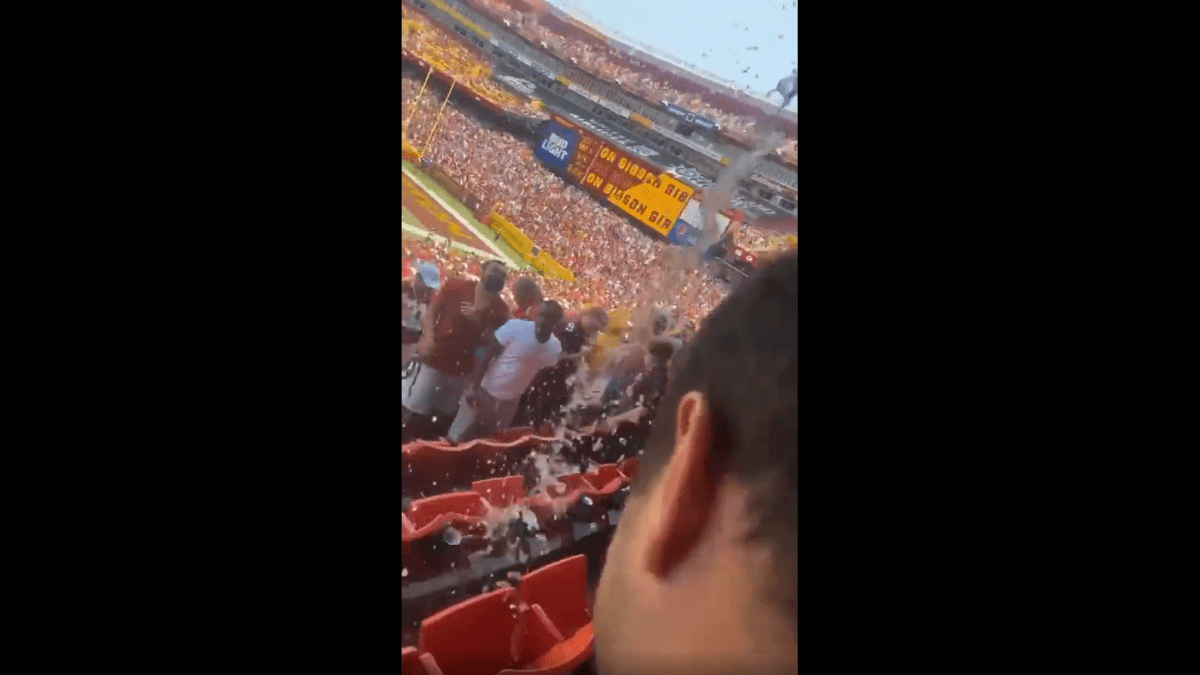 Sewage' Rains on FedEx Field Washington Football Team Fans