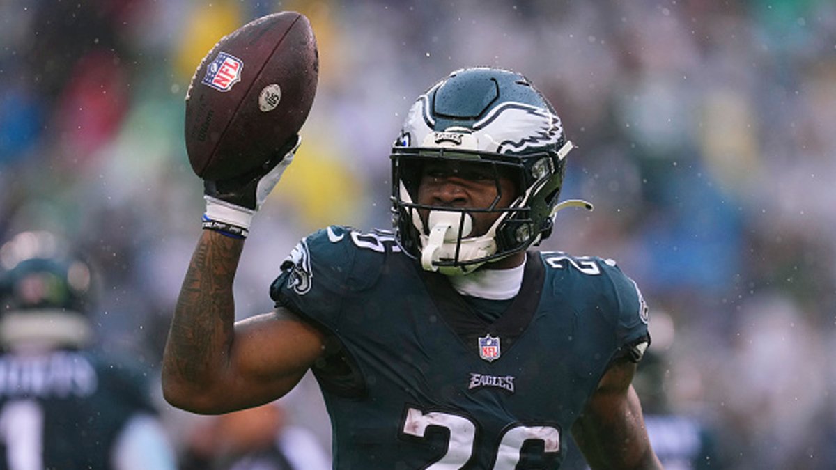 Eagles running back Miles Sanders explains his choice to honor