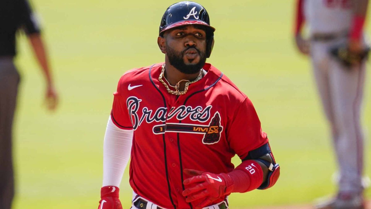 Atlanta Braves Marcell Ozuna wife charged in domestic dispute