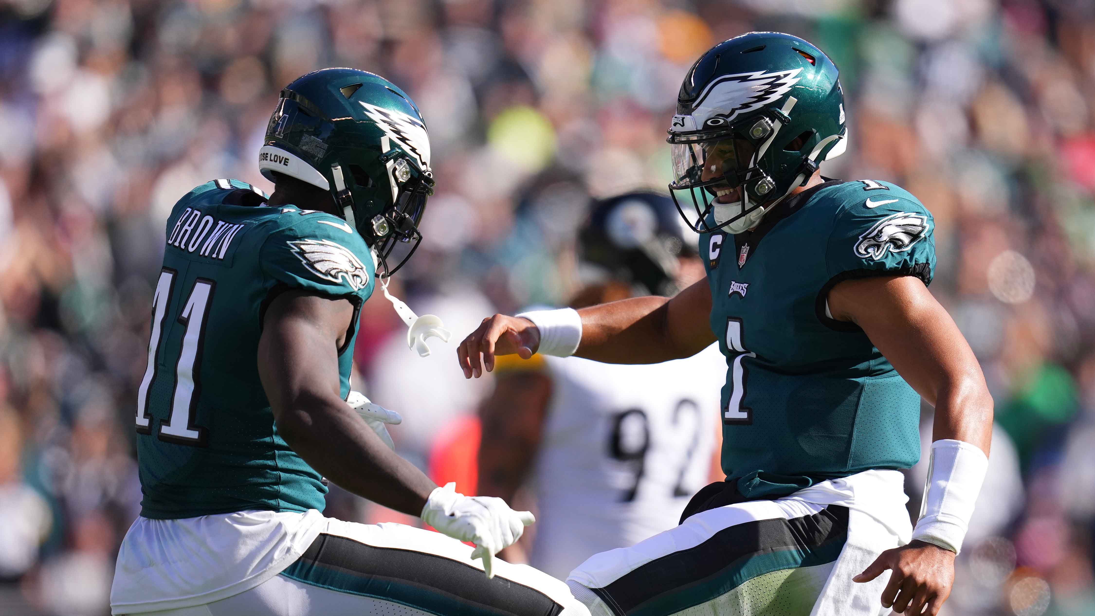 Eagles Injury Report: A.J. Brown Out Again; Jalen Hurts Tests Finger ...