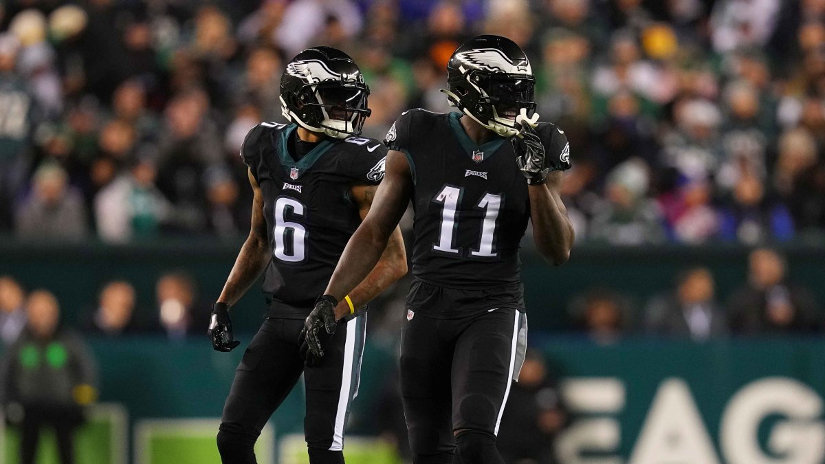 Philadelphia Eagles' star wideout A.J. Brown is exceeding expectations