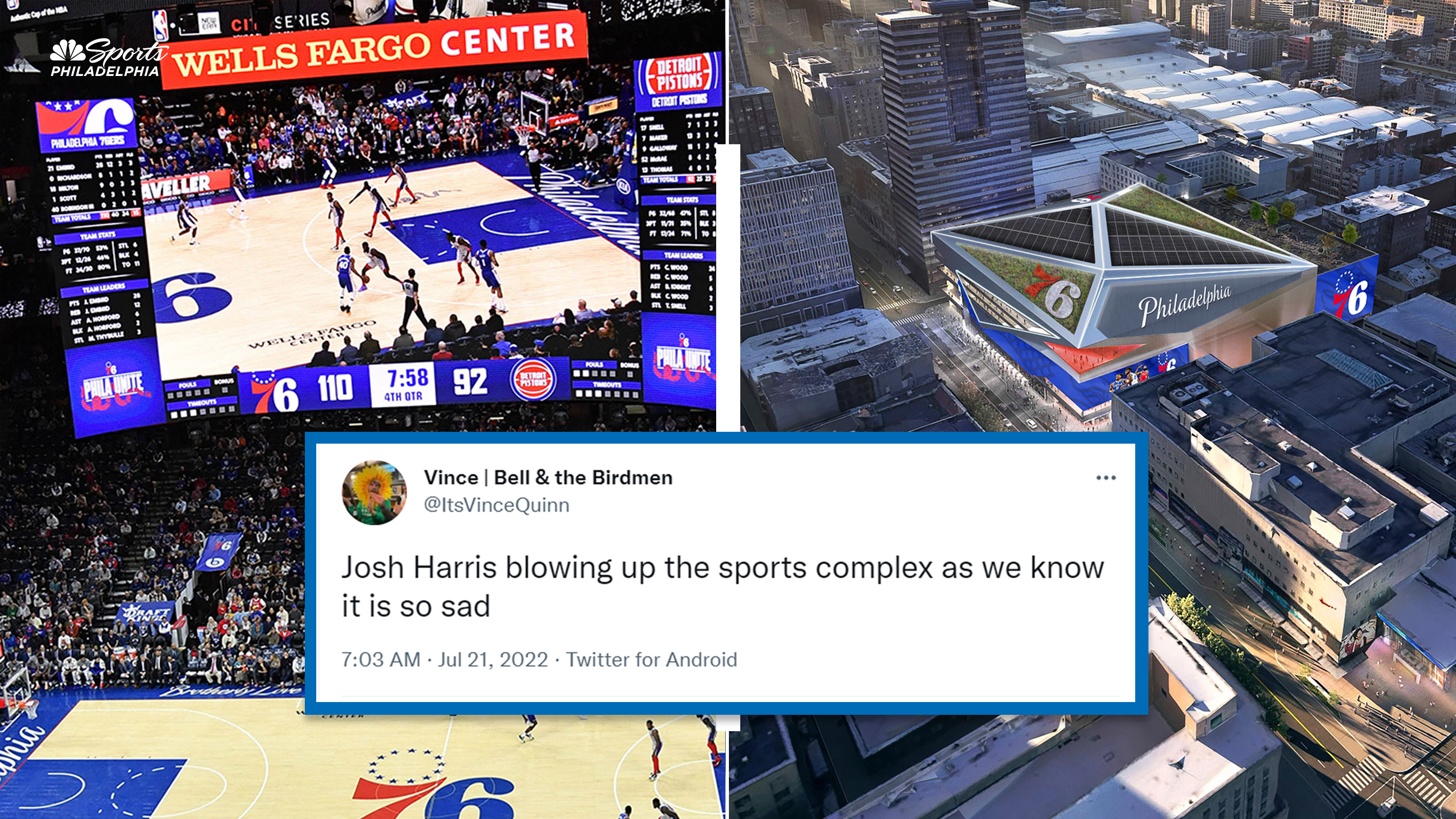 Sixers' new arena in Center City has fans torn on viability – NBC Sports  Philadelphia