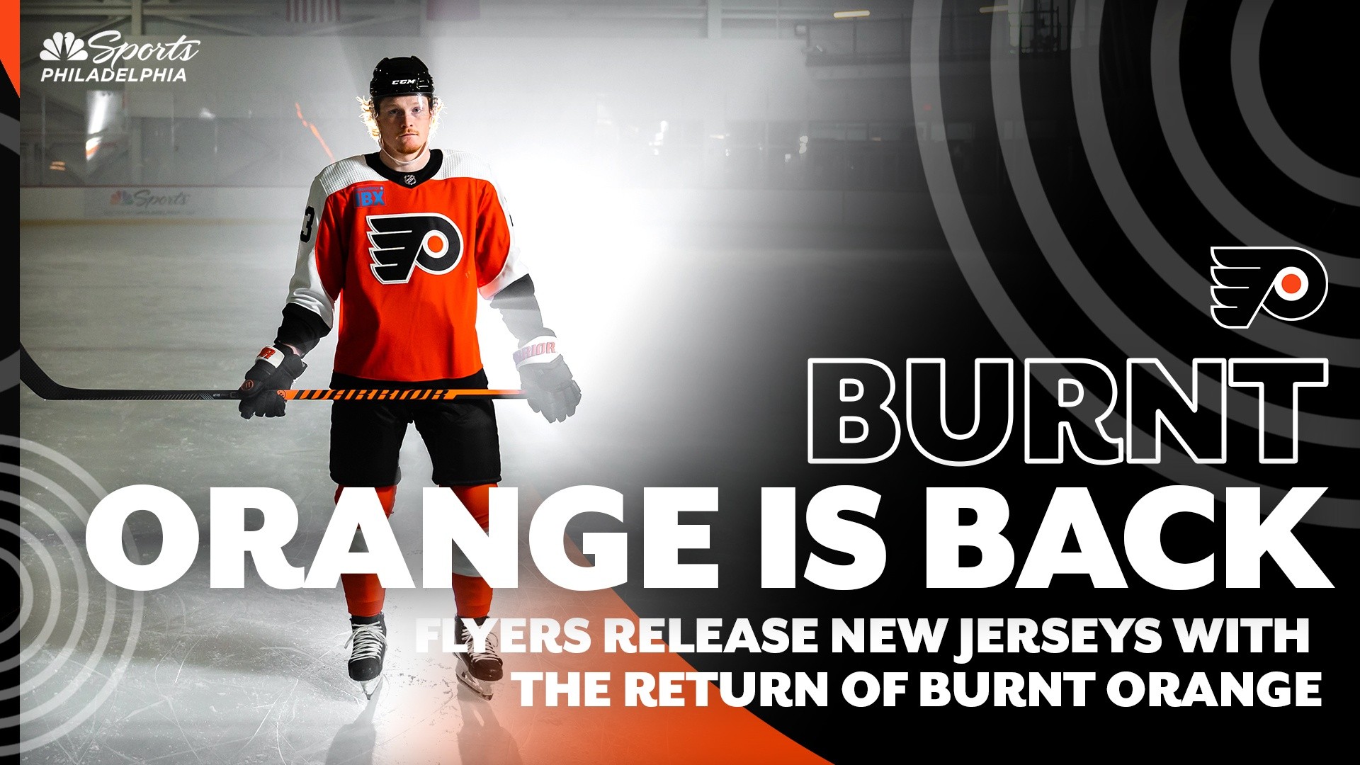 Burnt is back! Flyers release new home and away jersey – NBC Sports  Philadelphia