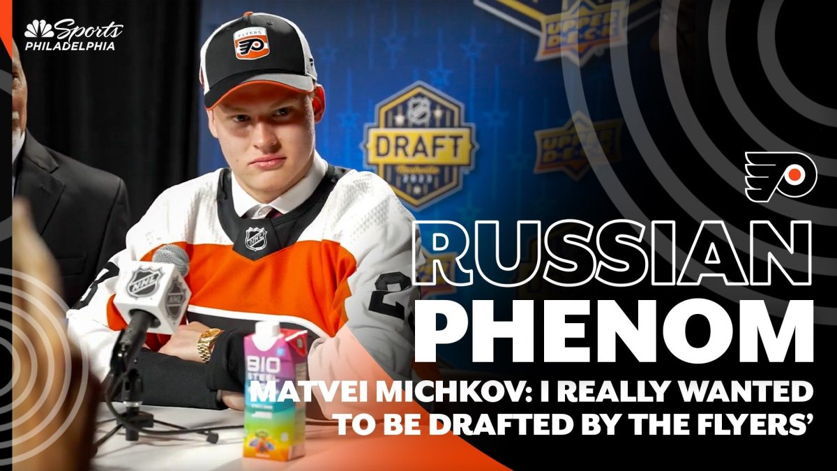 Flyers take Russian Matvei Michkov with seventh pick in NHL draft