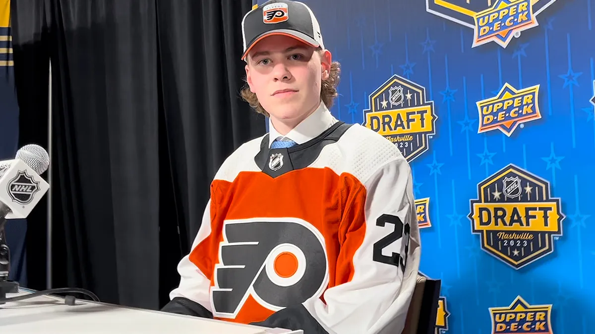 Philadelphia Flyers sign 2023 first-round pick Oliver Bonk to ELC - Daily  Faceoff