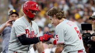 Bryce Harper, Bryson Stott share opinions on possible A's relocation to Las  Vegas – NBC Sports Philadelphia