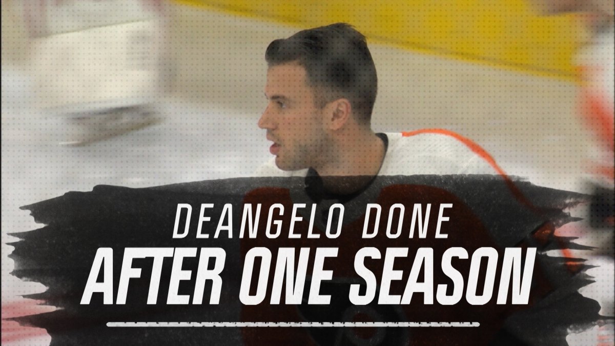 Flyers place defenseman Tony DeAngelo on unconditional waivers a