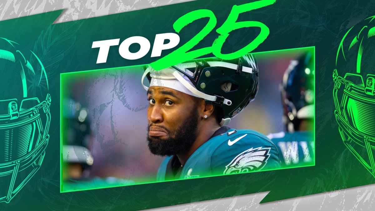 Undrafted rookie from last year makes list of top 25 most important Eagles  – NBC Sports Philadelphia