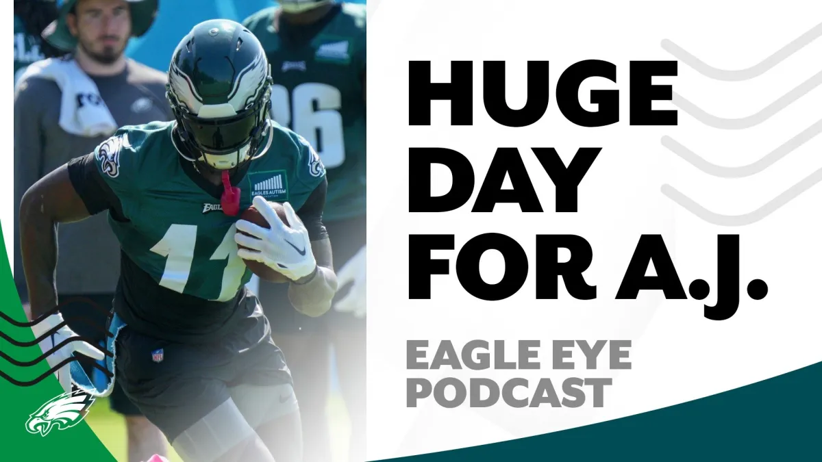 Eagles training camp 2023, Day 14: A.J. Brown is always open … even when  he's not – NBC Sports Philadelphia