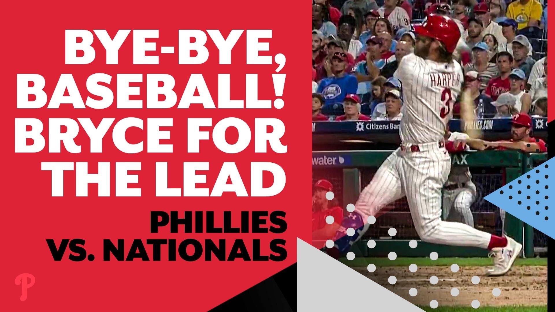 BYE-BYE, BASEBALL! Bryce bashes a go-ahead homer to right! – NBC